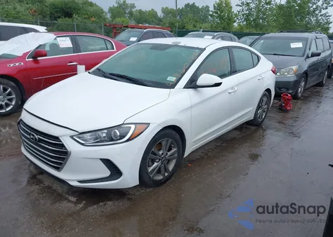 2018 Hyundai Elantra Sel z USA, uszkodzony, nr VIN 5NPD84LF9JH255381
